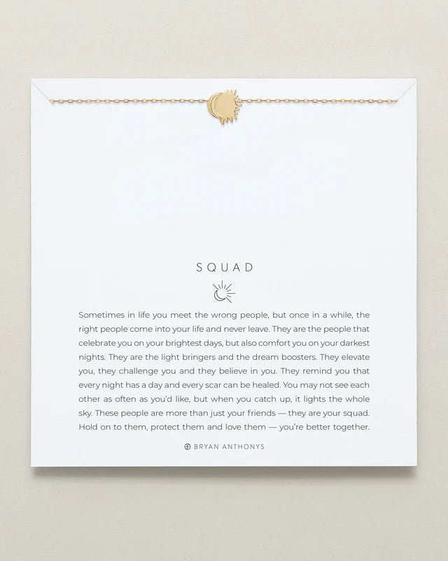 Squad Necklace - Gold by Bryan Anthonys | Giving Tree Gallery